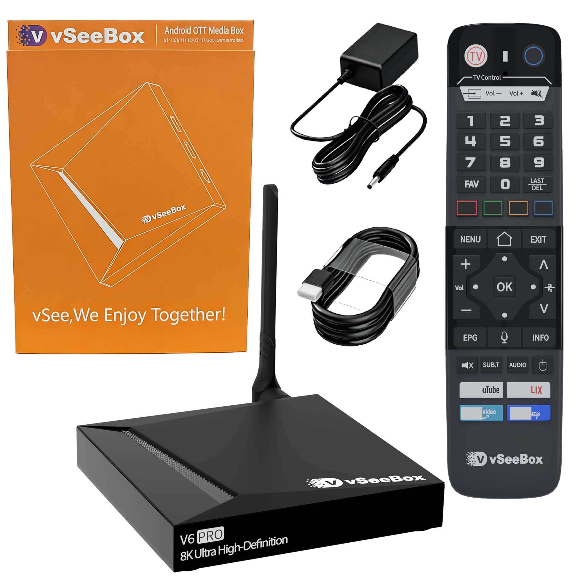 VSeeBox V6 Pro 2026 Newest, 4G - Khadas Vim4 8Gb recension och pris